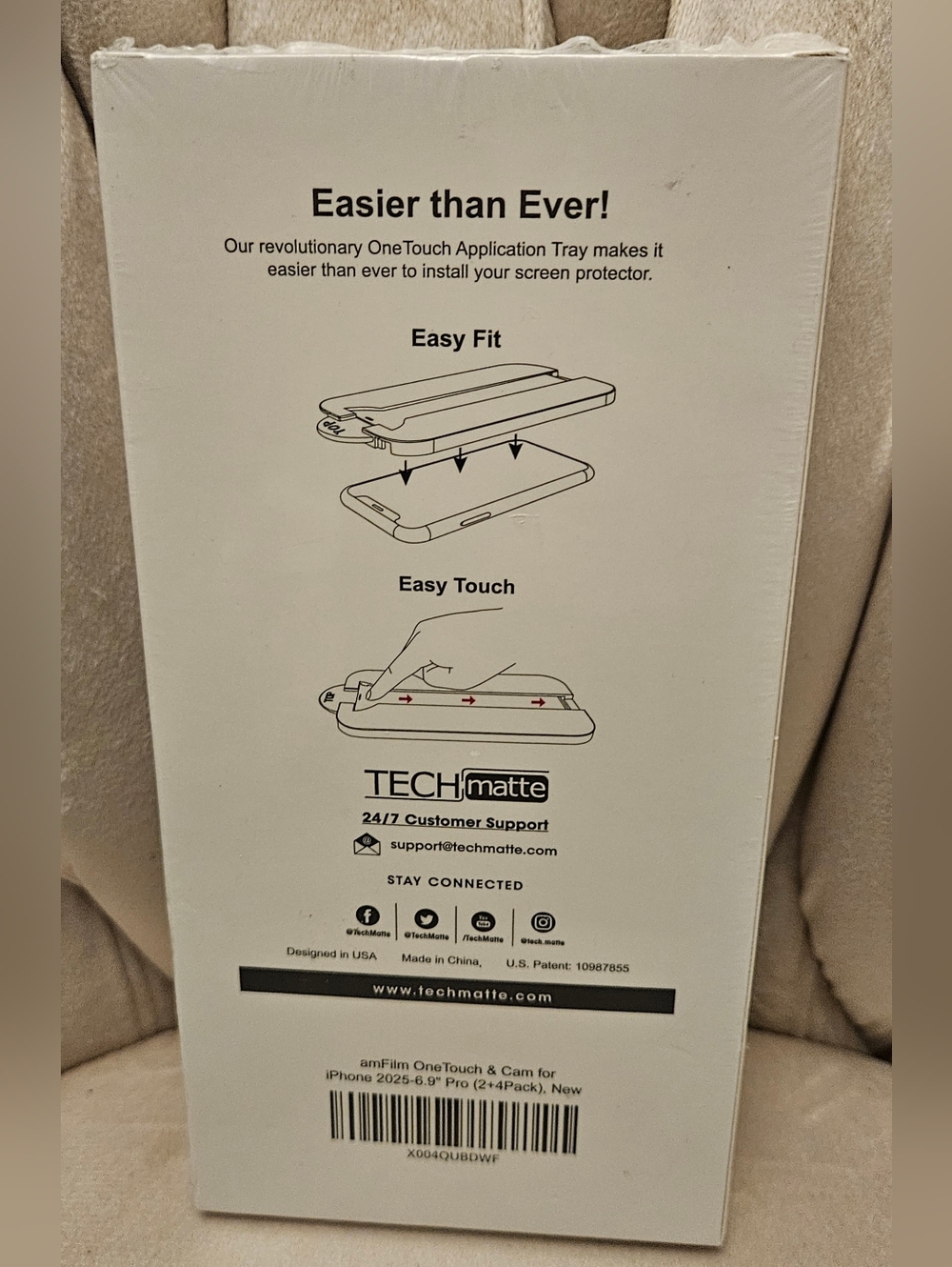 amFilm Tempered Glass Screen Protector - Iphone 17 pro max (6.9 inch) - NEW - Picture 2 of 2